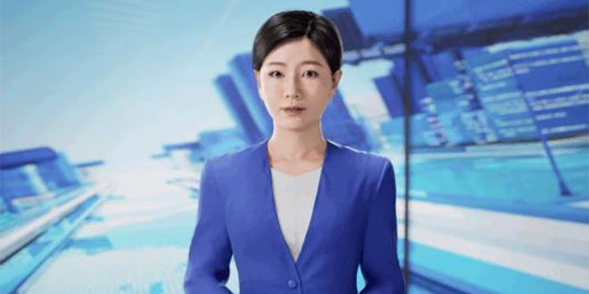 AI合成主播加盟两会报道展示传播方式新格局